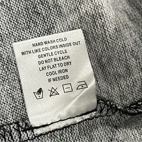 Racers long sleeve zig zag print a-line sweater dress size M Medium - Picture 10 of 12